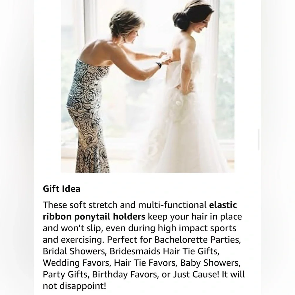 NEW Snogisa Hair Tie Set ‘To Have and to Hold Your Hair Back’ Bridesmaid
